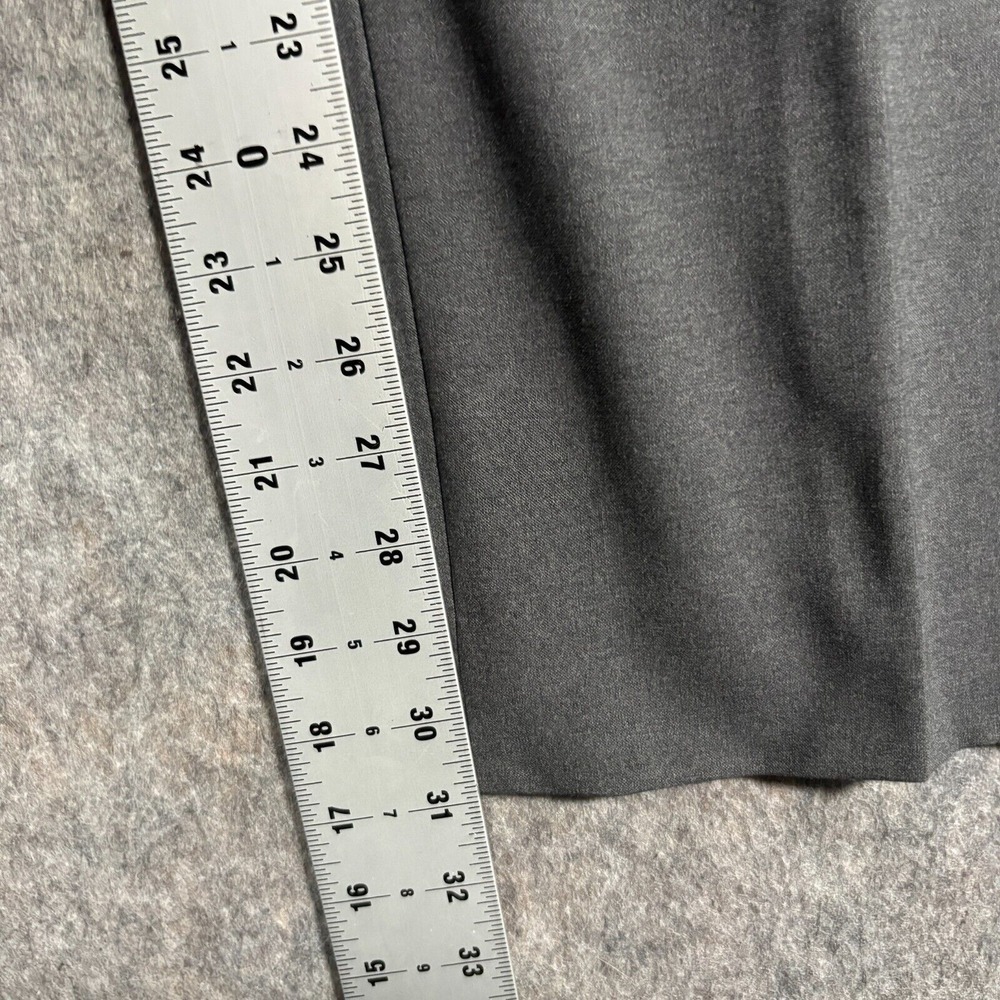 Brooks Brothers 346 Men's Dress Pants Size 10 Grey Pleated Cuffed Stretch Slacks - Picture 5 of 6